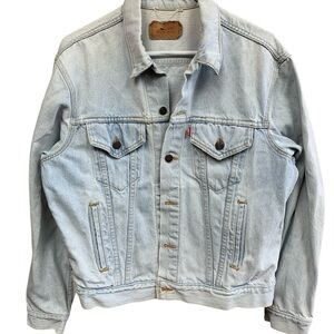 Vintage Levi Strauss Light Blue Denim Jacket for Men